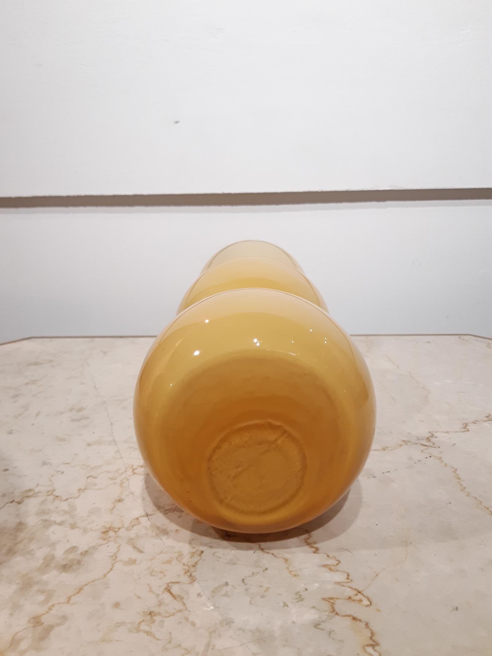 Blown Glass Blown Murano Glass Vase, 1970s, Italy For Sale