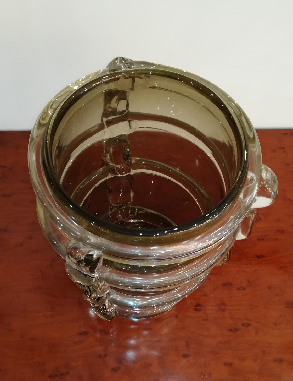 Vaso in vetro soffiato di Murano in vendita 1