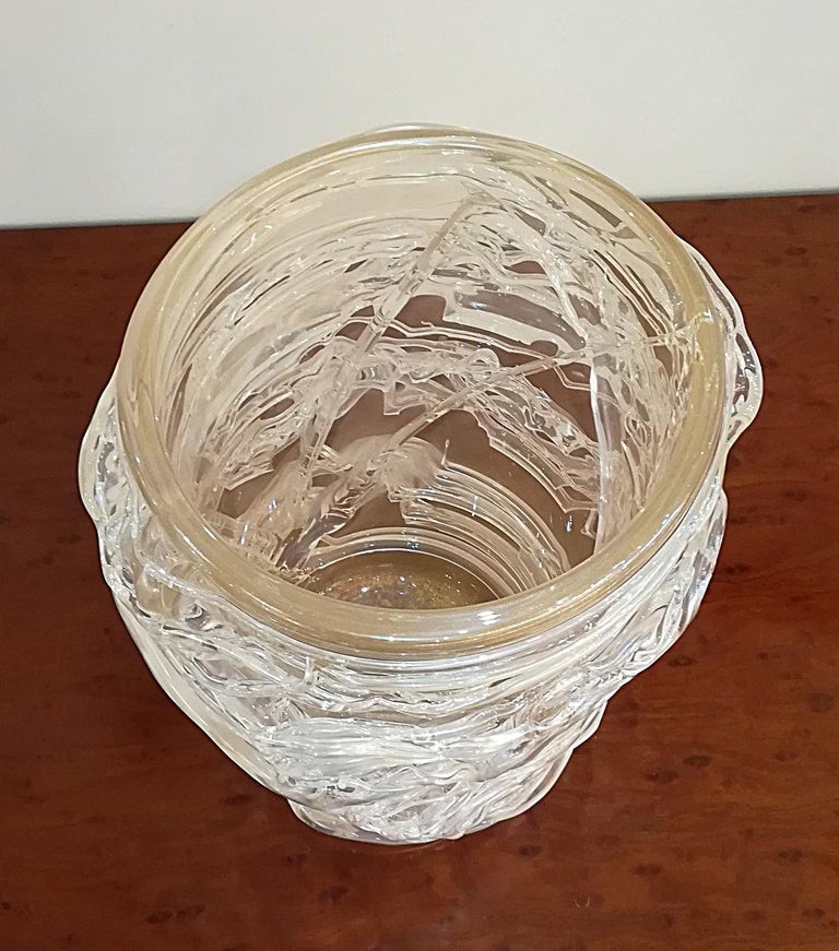 Blown Murano Glass Vase For Sale 3