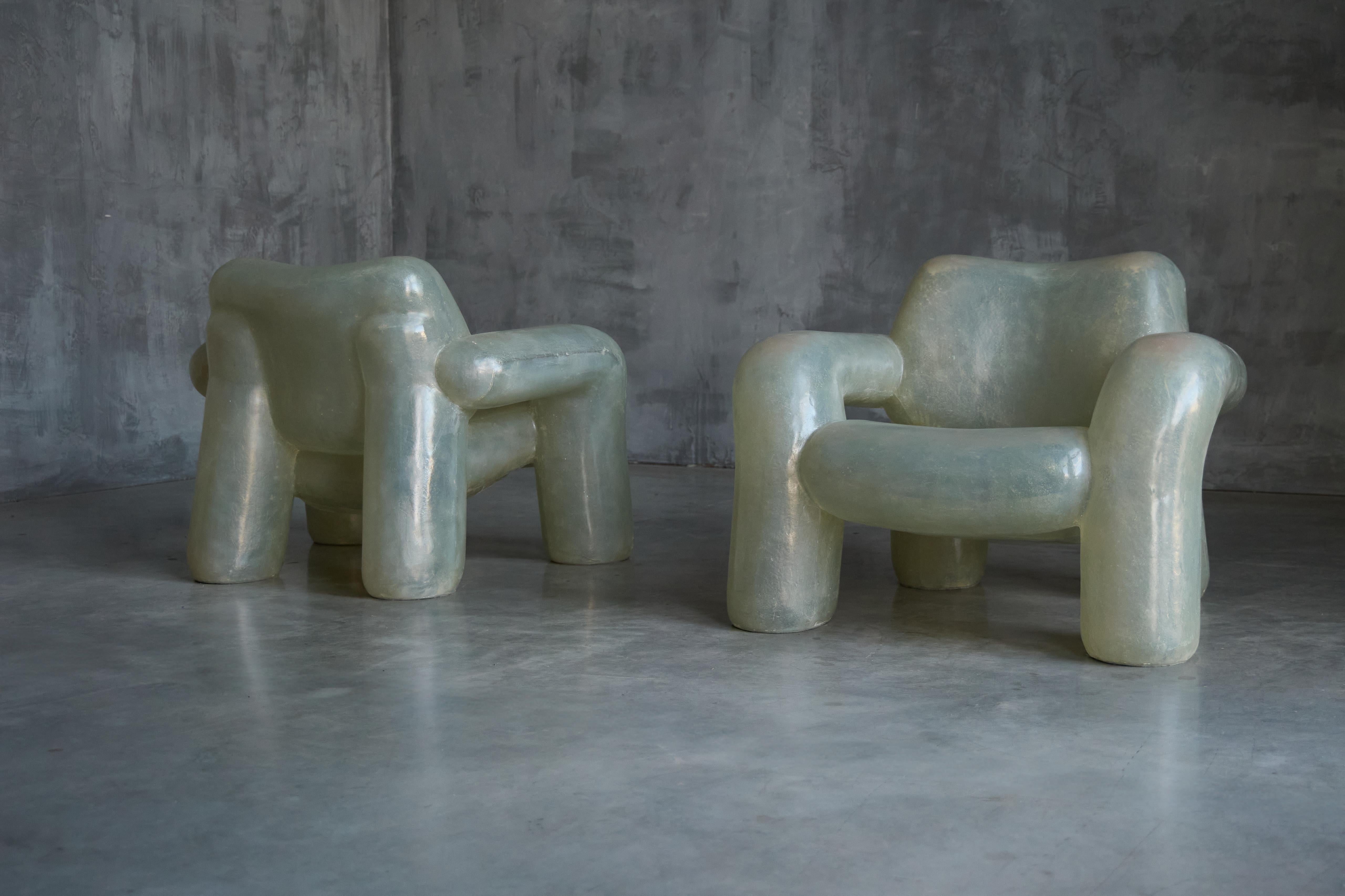 Chaise soufflée de Schimmel & Schweikle, Pays-Bas en vente 4