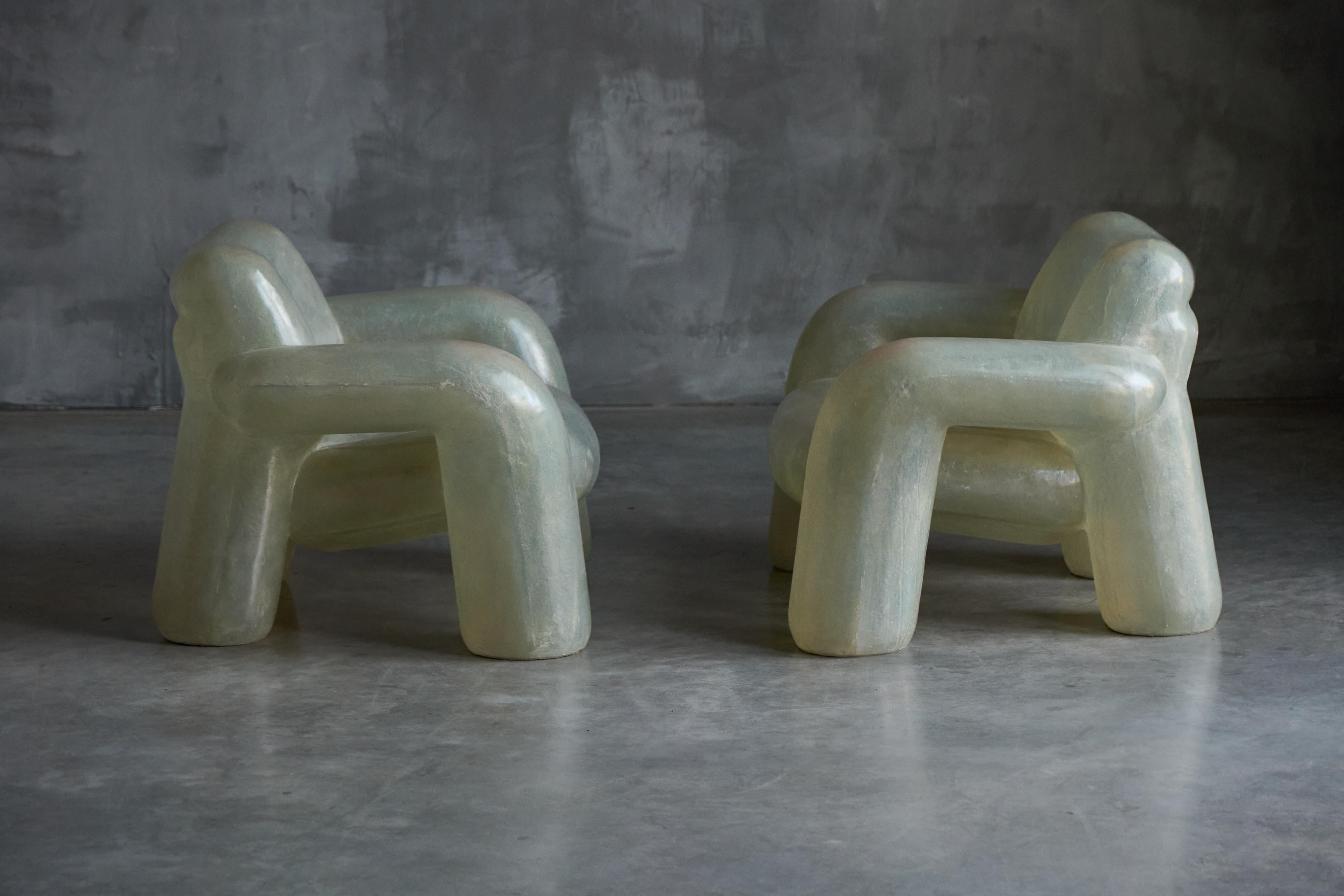 XXIe siècle et contemporain Chaise soufflée de Schimmel & Schweikle, Pays-Bas en vente