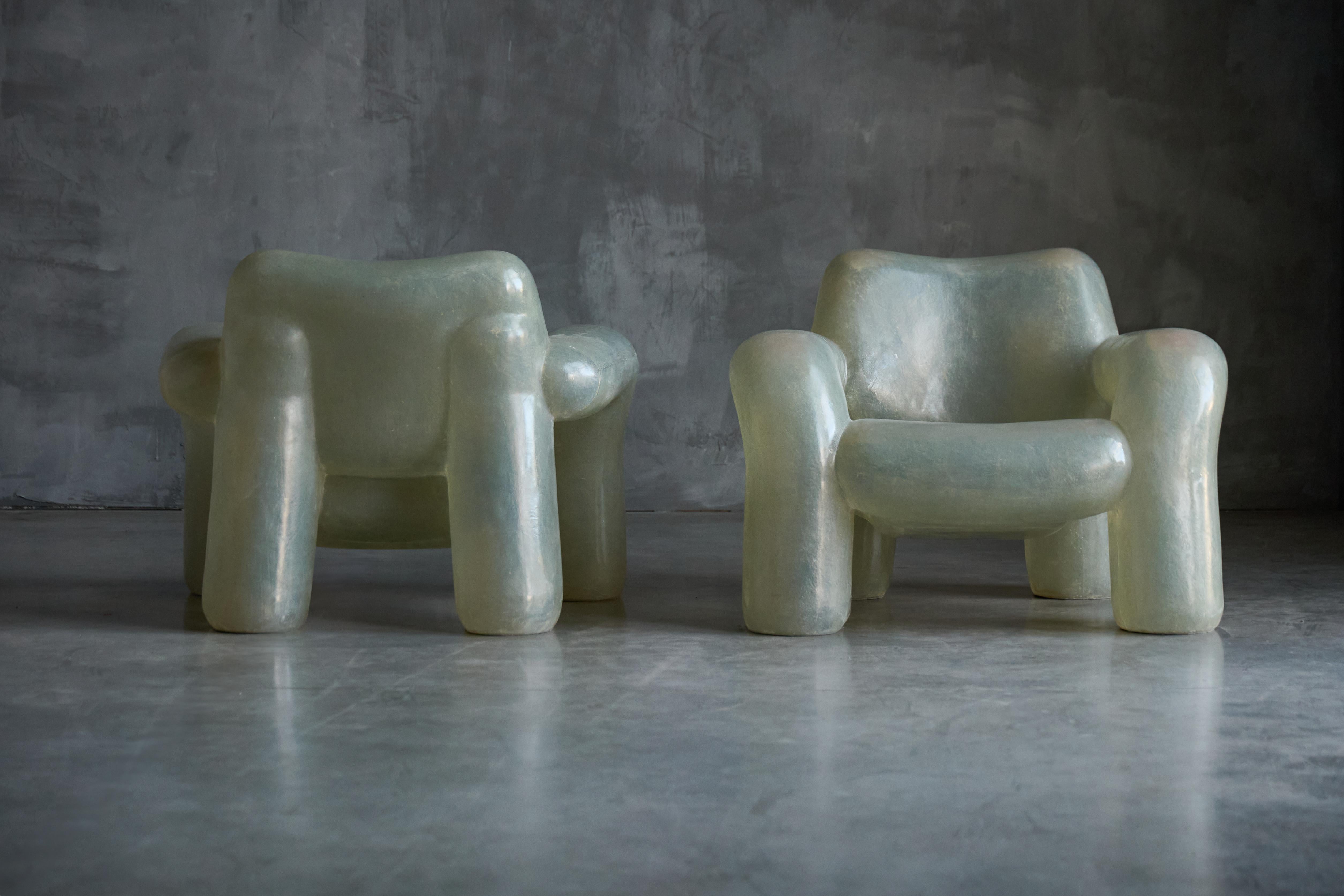 Chaise soufflée de Schimmel & Schweikle, Pays-Bas en vente 3