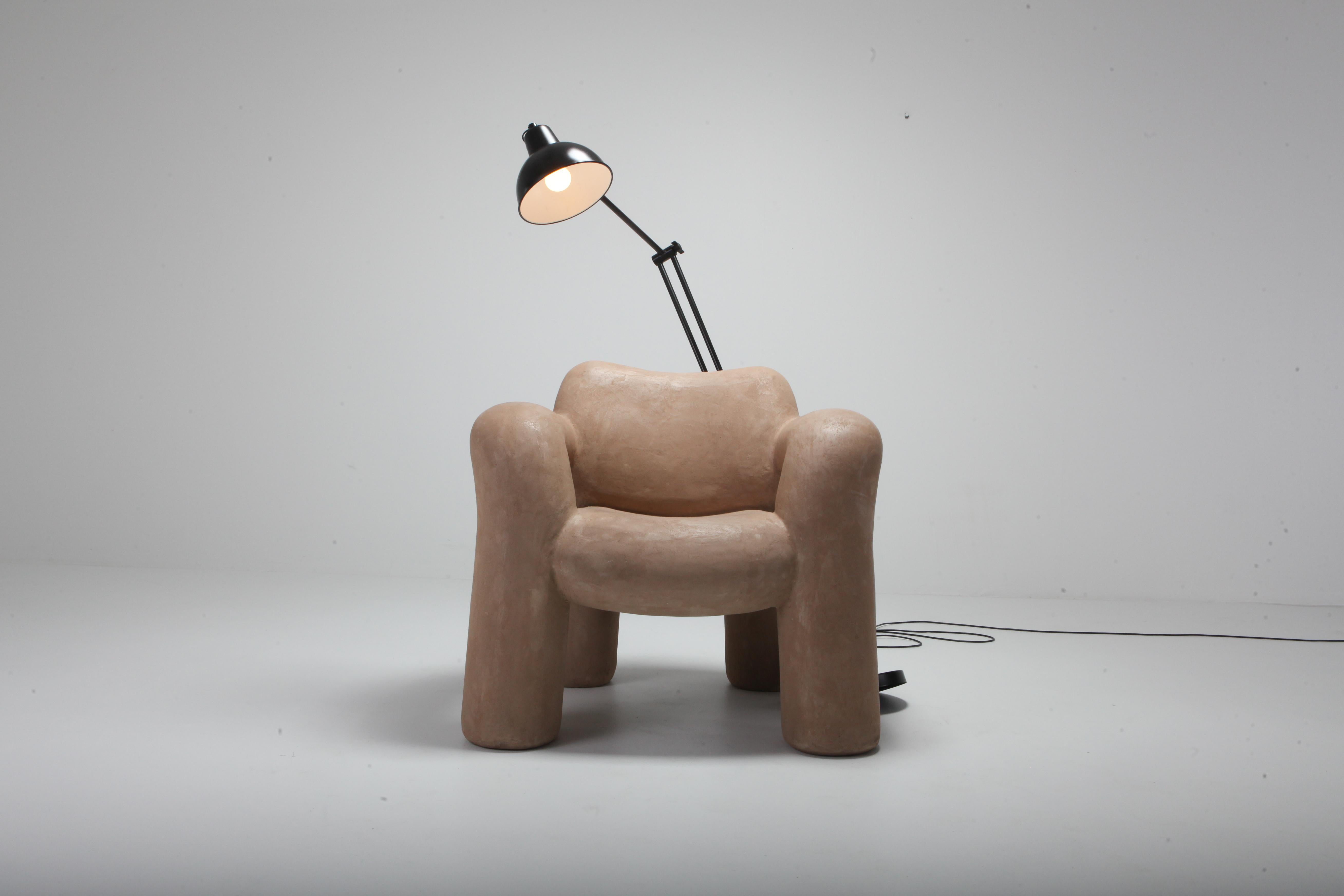 'Blown-Up with Lamp' by Schimmel & Schweikle in Vegan Leather Coating 3