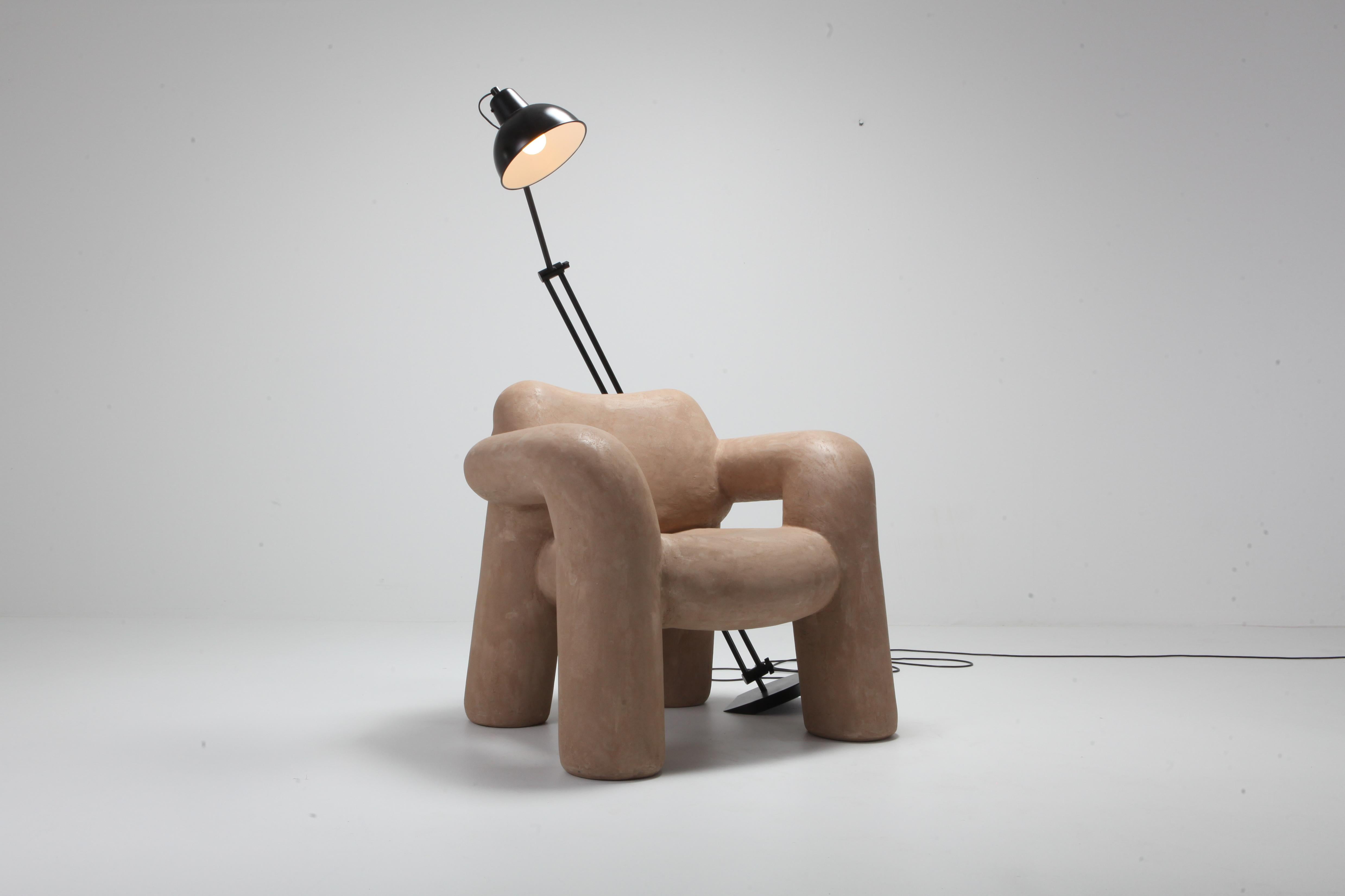 'Blown-Up with Lamp' by Schimmel & Schweikle in Vegan Leather Coating 4