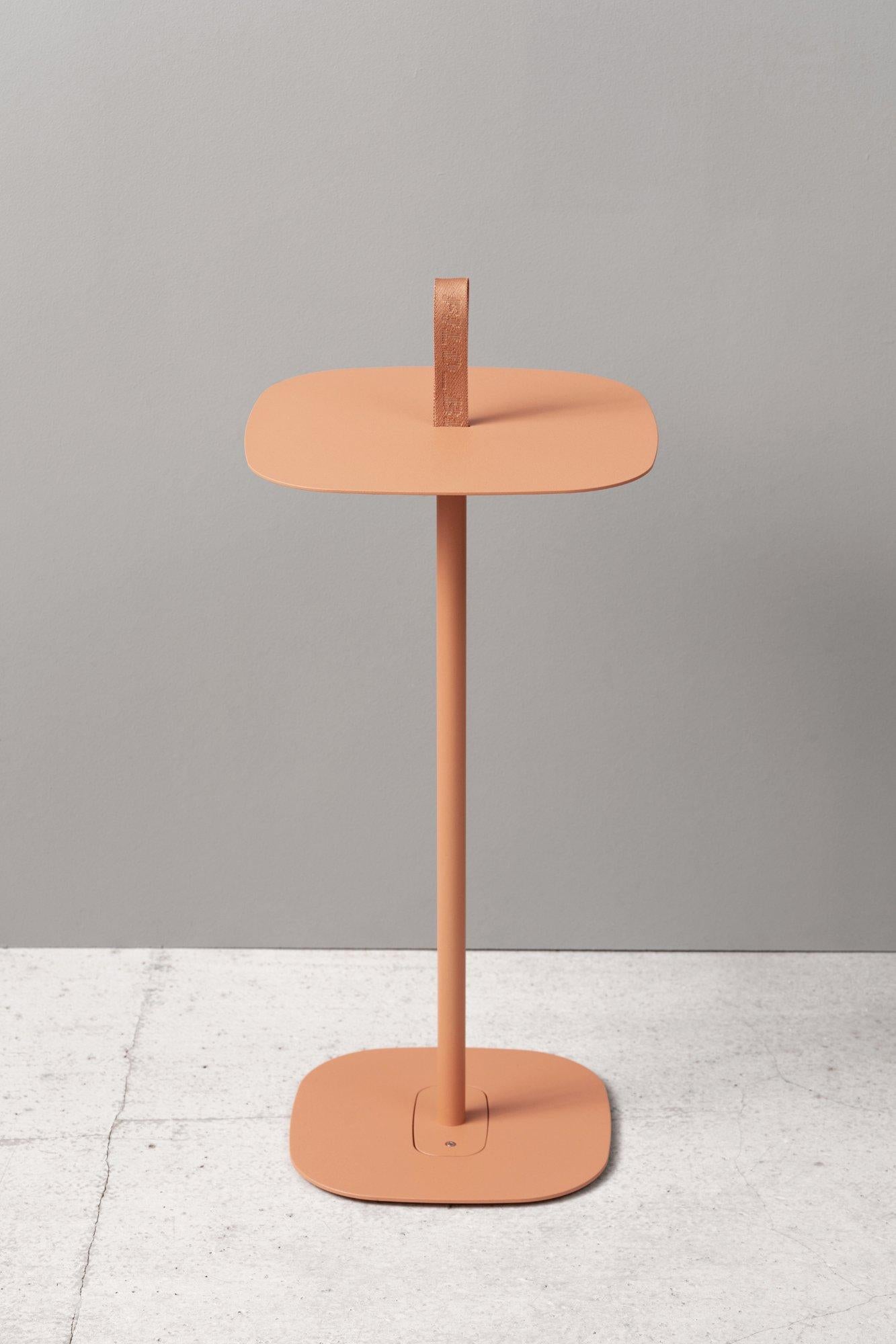 BLT Table Coral Small Side Table by +kouple
Dimensions: D 32 x W 32 x H 60 cm. 
Materials: Powder-coated steel and textile.

Available in different color options. Available in two different sizes. Please contact us.

+kouple – one of the leading