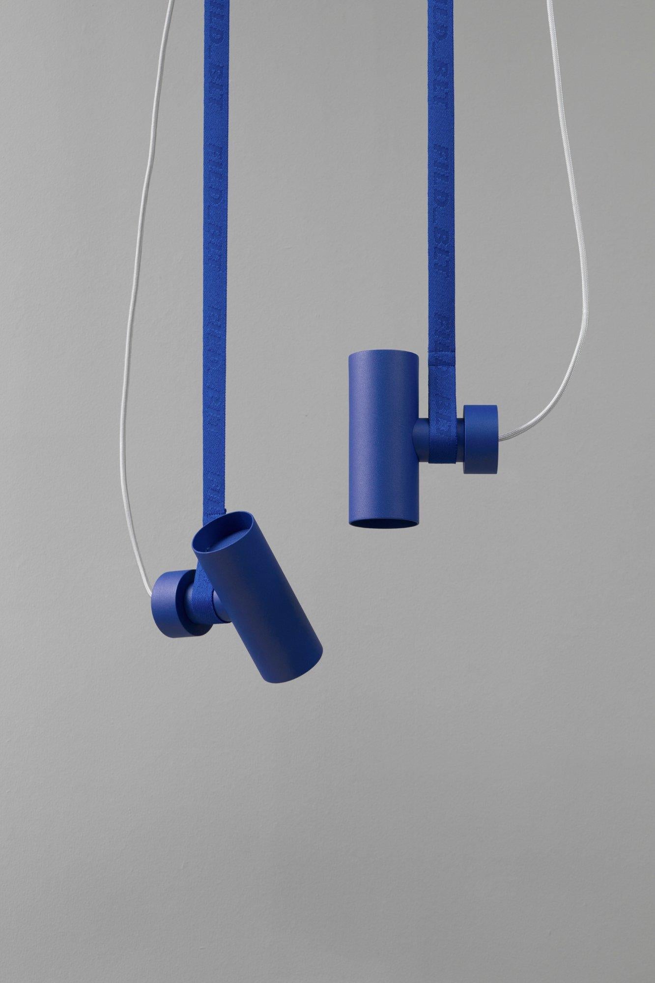 BLT_4 Ultra Blue Pendant Lamp by +kouple For Sale 3
