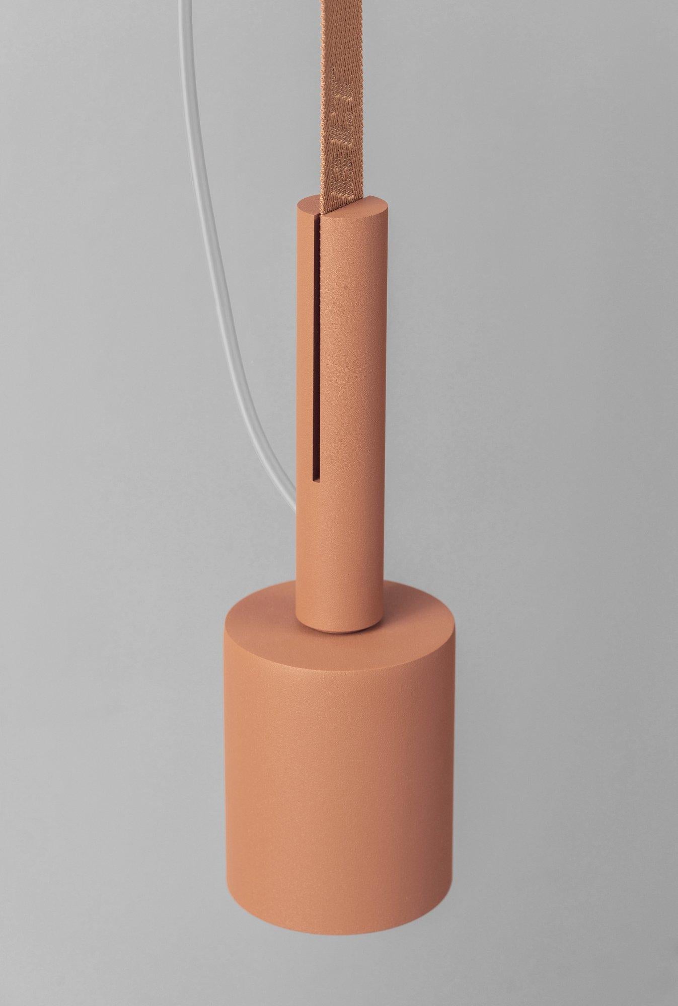 Contemporary BLT_5 Black Pendant Lamp by +kouple For Sale