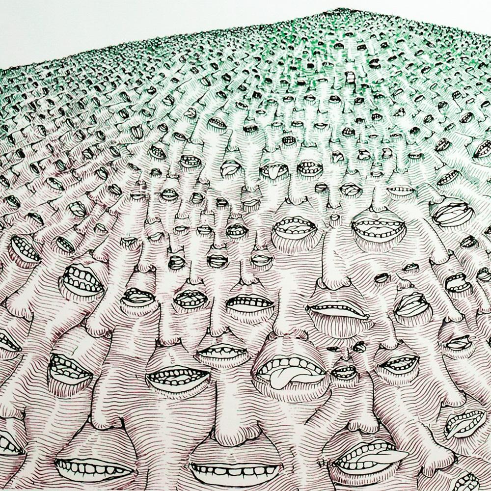 Il Nulla - Contemporary Print by Blu