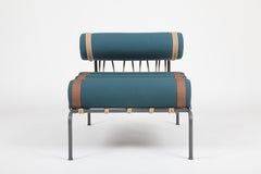 Blu Lago Plain Kylíndo Outdoor Armchair by Dalmoto