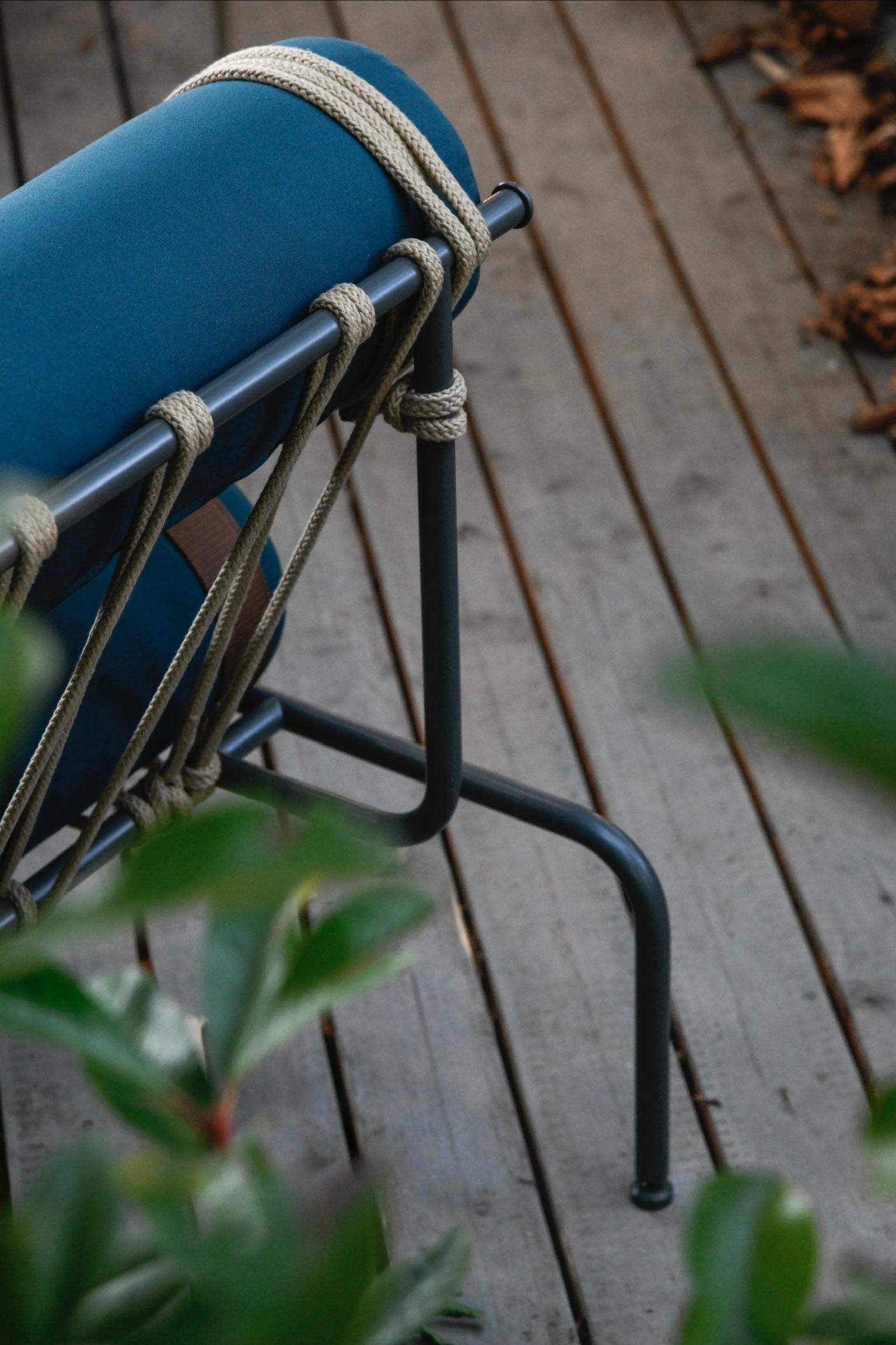Blu Lago Plain Kylíndo Outdoor Armchair by Dalmoto In New Condition For Sale In Geneve, CH