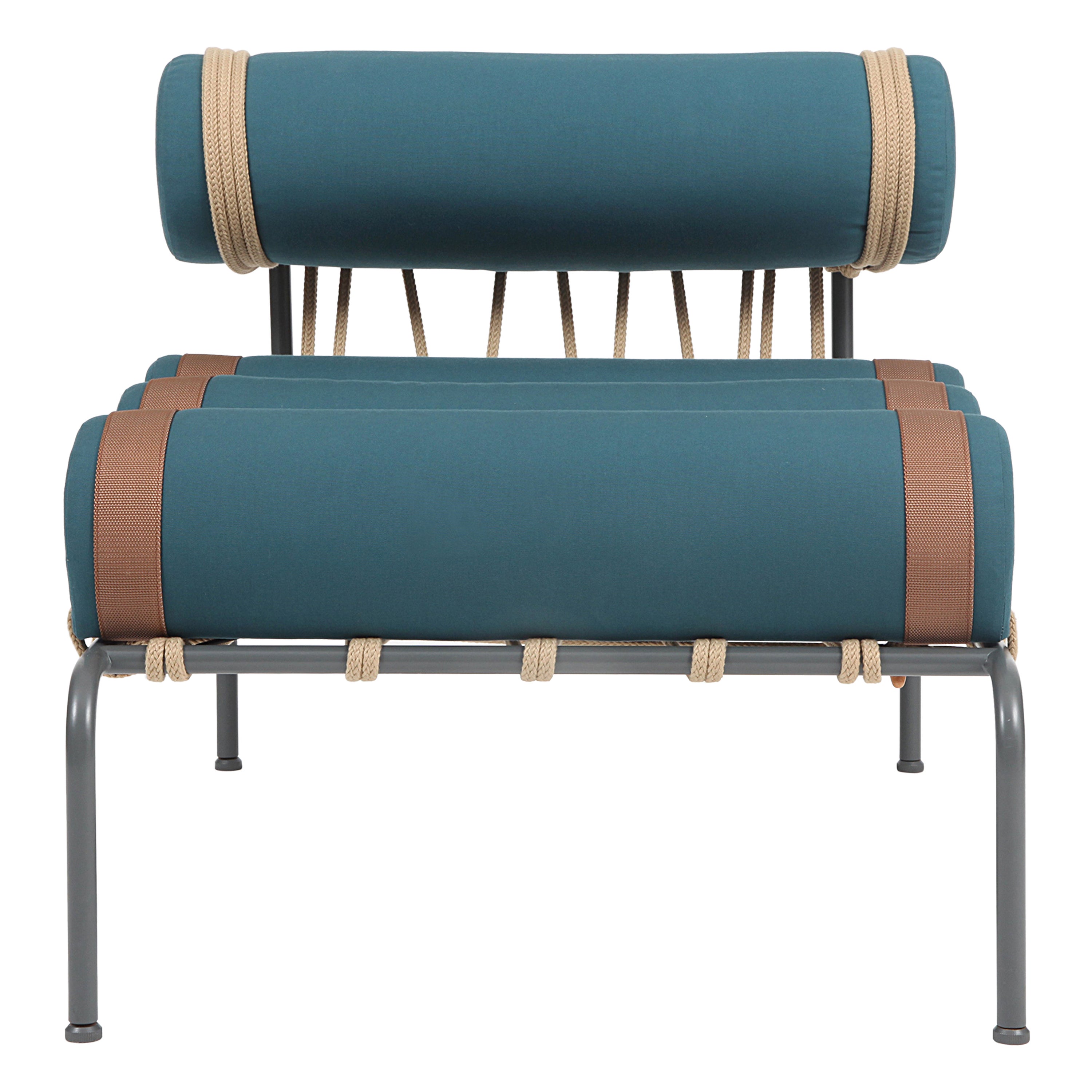 Sillón de exterior Kylíndo Liso Blu Lago by Dalmoto