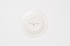 Blu Summer, Contemporary Porcelain Pasta Plate with Blue Floral Design