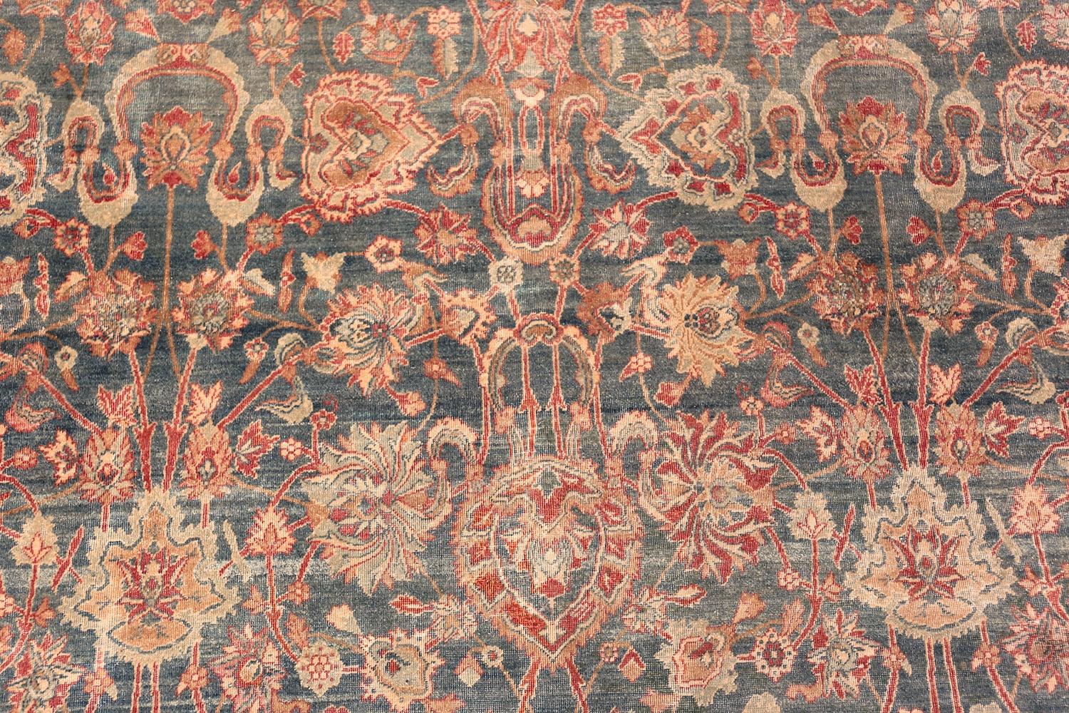 Antiker persischer Kerman-Teppich. Größe: 9 ft 11 in x 11 ft 8 in im Angebot 1