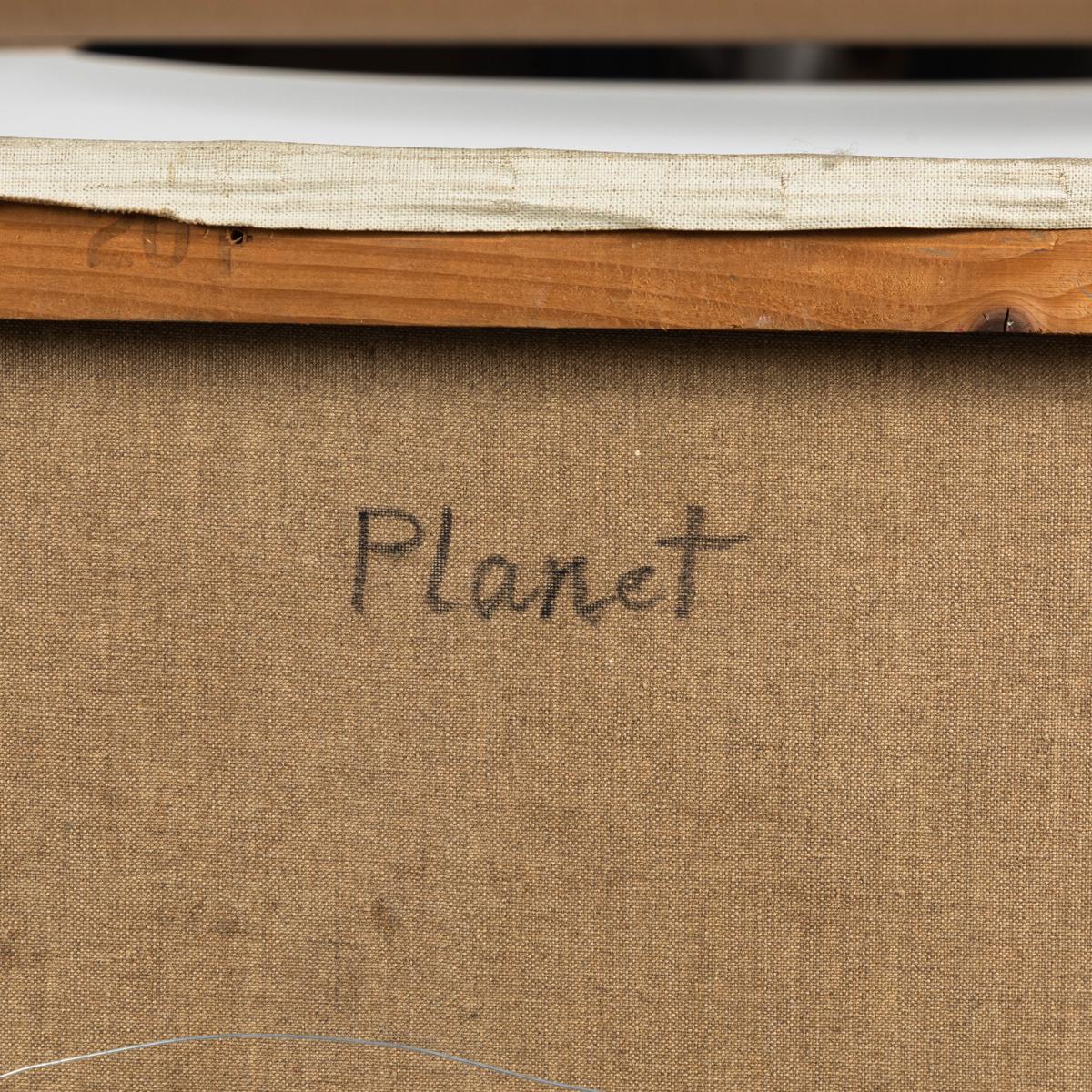 Blaue abstrakte Malerei von Artist Planet:: um 1960 1
