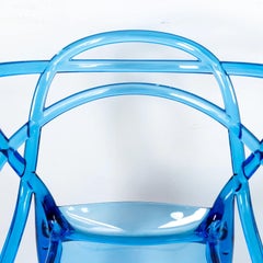 Blue Acrylic Armchair