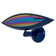 Blue Aeto Wall Lamp by Fabio Lombardo for Flos, 1980s