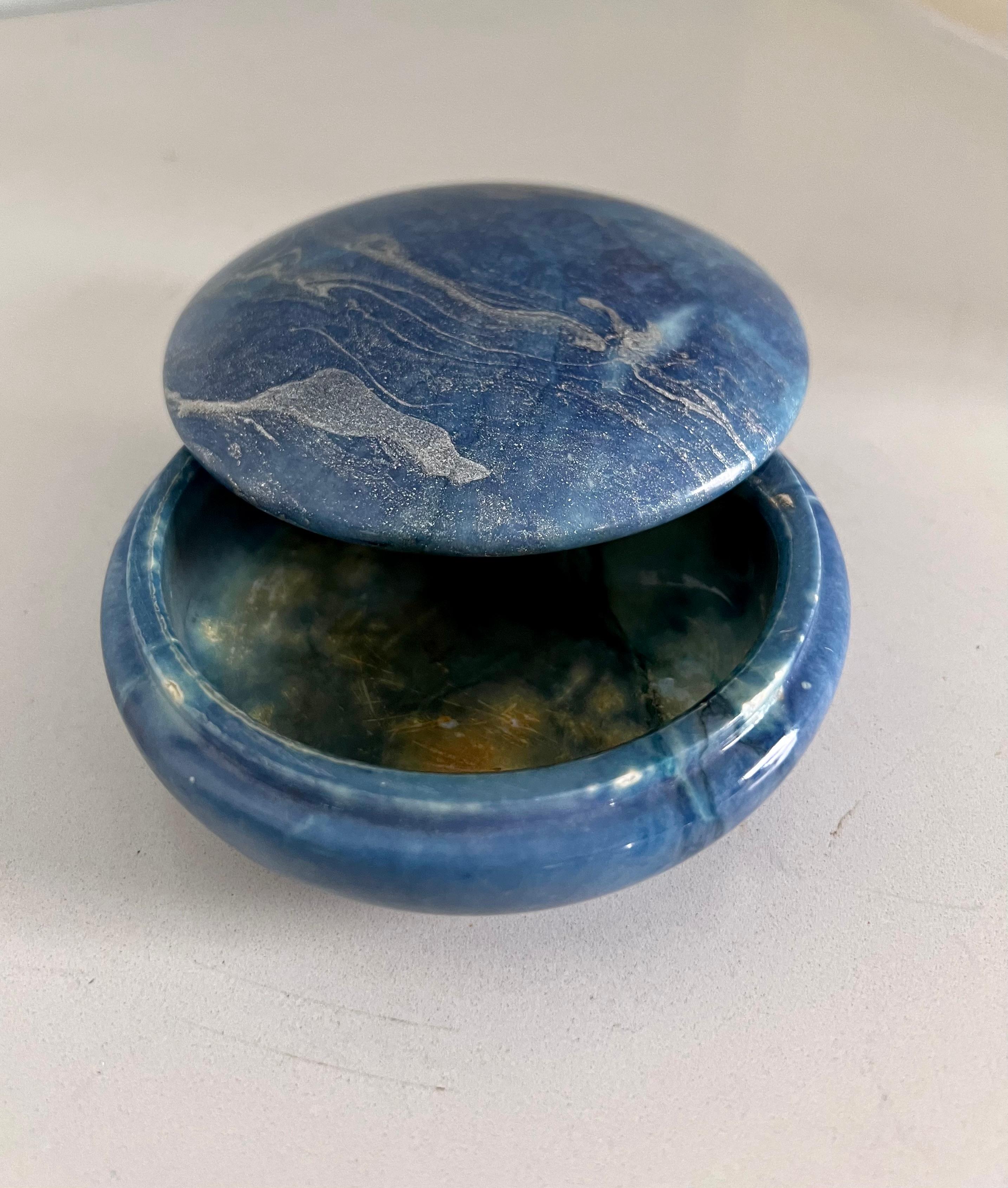 blue alabaster stone
