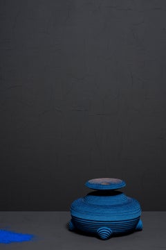 Jarrón Alquimia Azul de Siba Sahabi