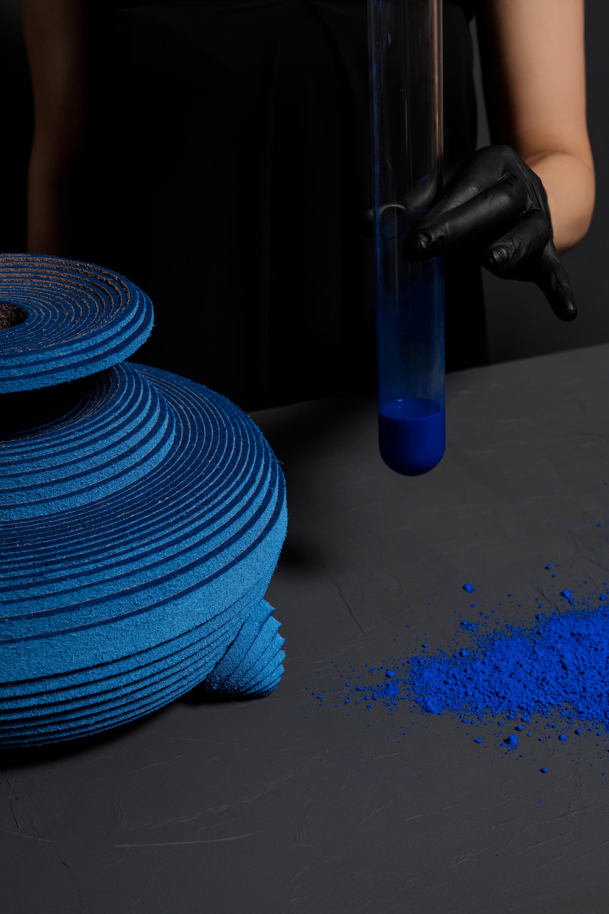 Modern Blue Alchemy Vase by Siba Sahabi