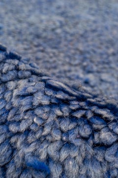 Blue Allover Field Moroccan Rug