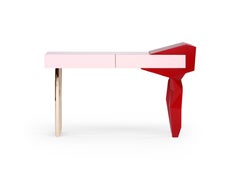 Console bleue et laiton:: Royal Stranger