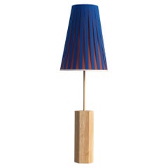 Blue and Brick Haute Couture Floor Lamp by Servomuto