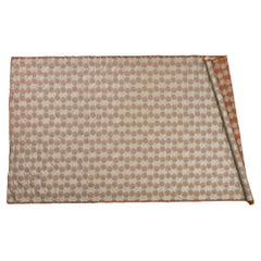 Seda azul y bronce para cortinas