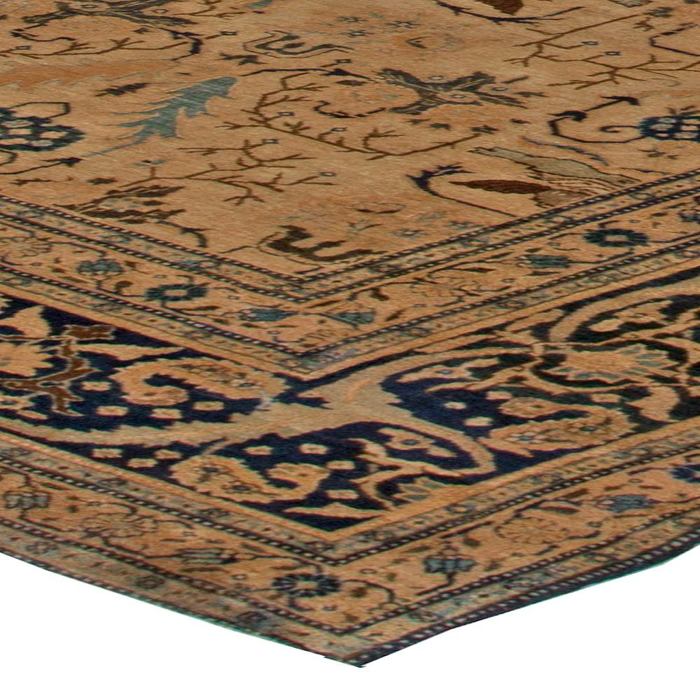 20th Century Doris Leslie Blau Antique Persian Tabriz Rug For Sale