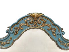 Blue and Gilted Venetian Bed - Leandro Martins - Circa 1940