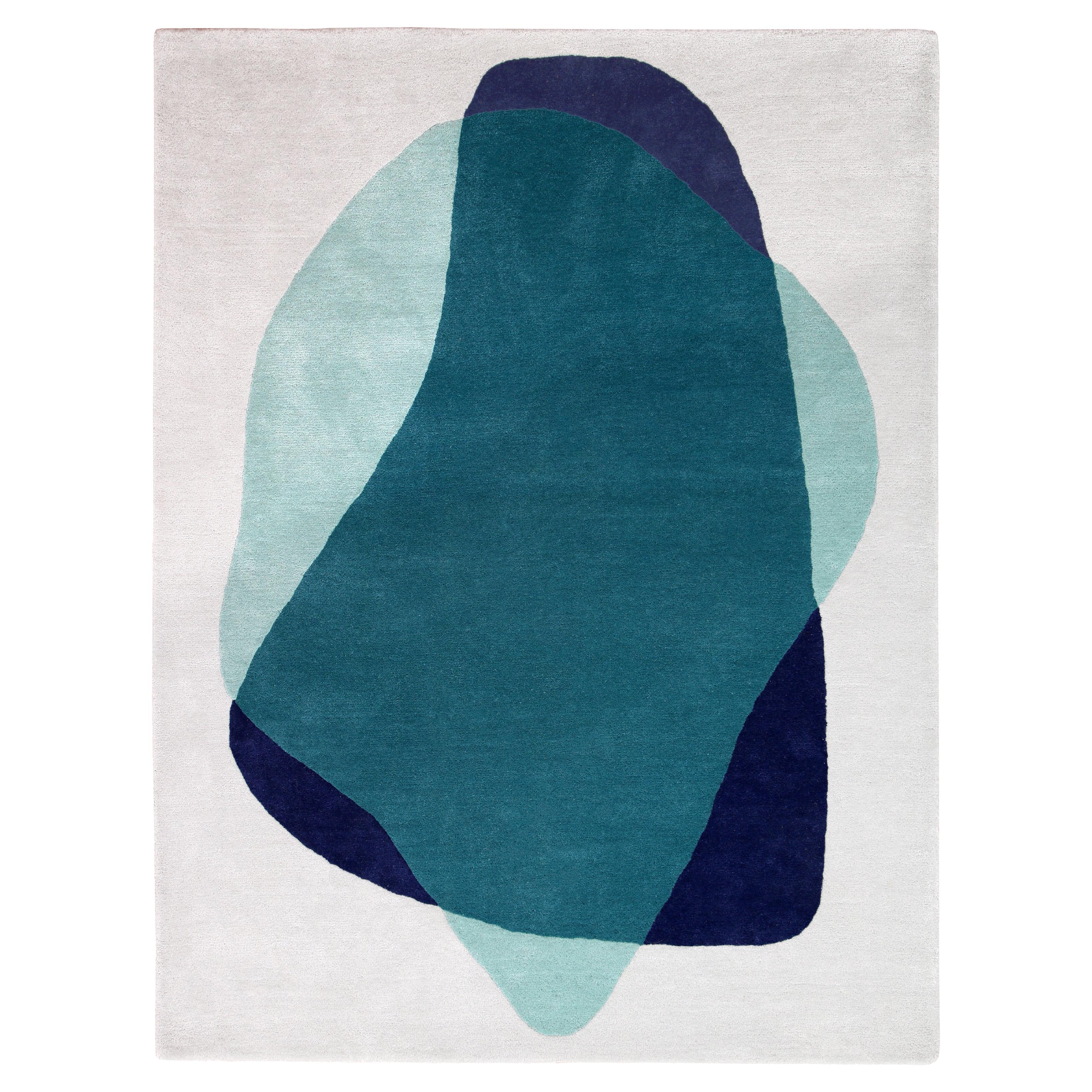 Blue and Green Serge Rug by HARTO