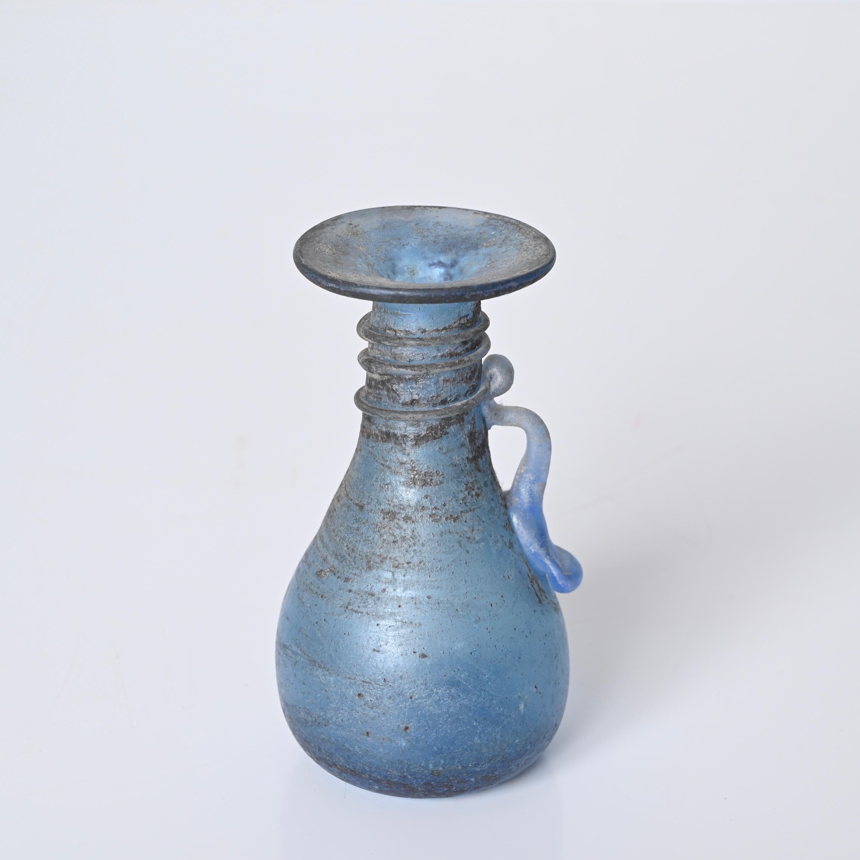 Vases en verre de Murano « Scaavo » bleu et gris, Italie, Bottacin Venezia, années 1960 Bon état - En vente à Roma, IT