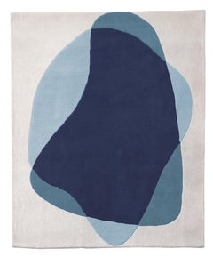 Blue and Grey Serge Rug by HARTO
