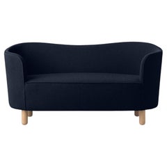 Raf Simons Vidar 3 Mingle Sofa aus blauer und natürlicher Eiche von Lassen