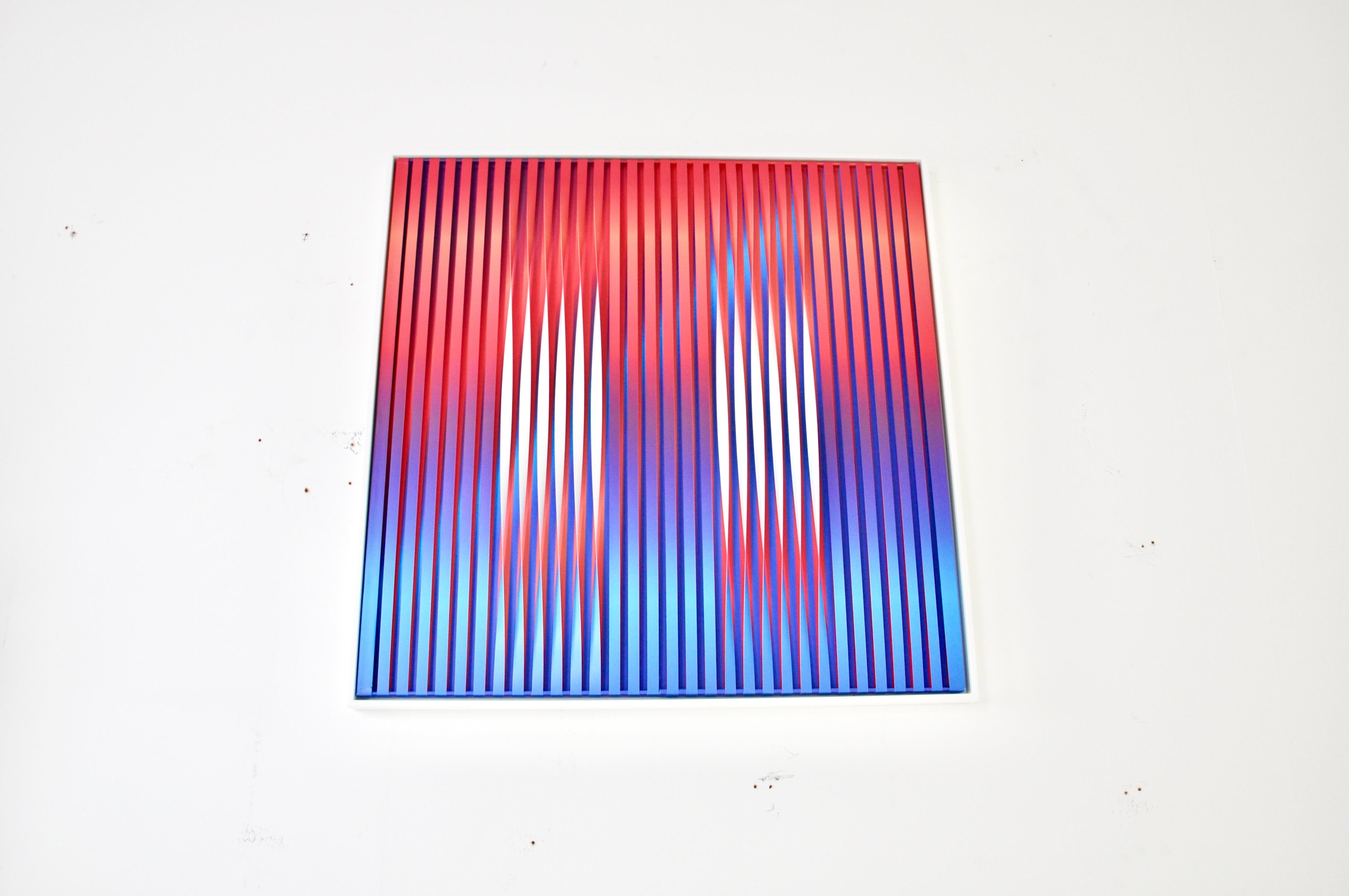 Blue and Red Board by Michael Scheers In New Condition For Sale In Lasne, BE