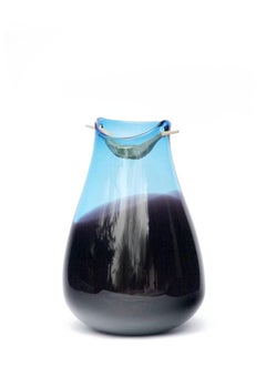 Blue and Topaz Heiki Vase, Pia Wüstenberg