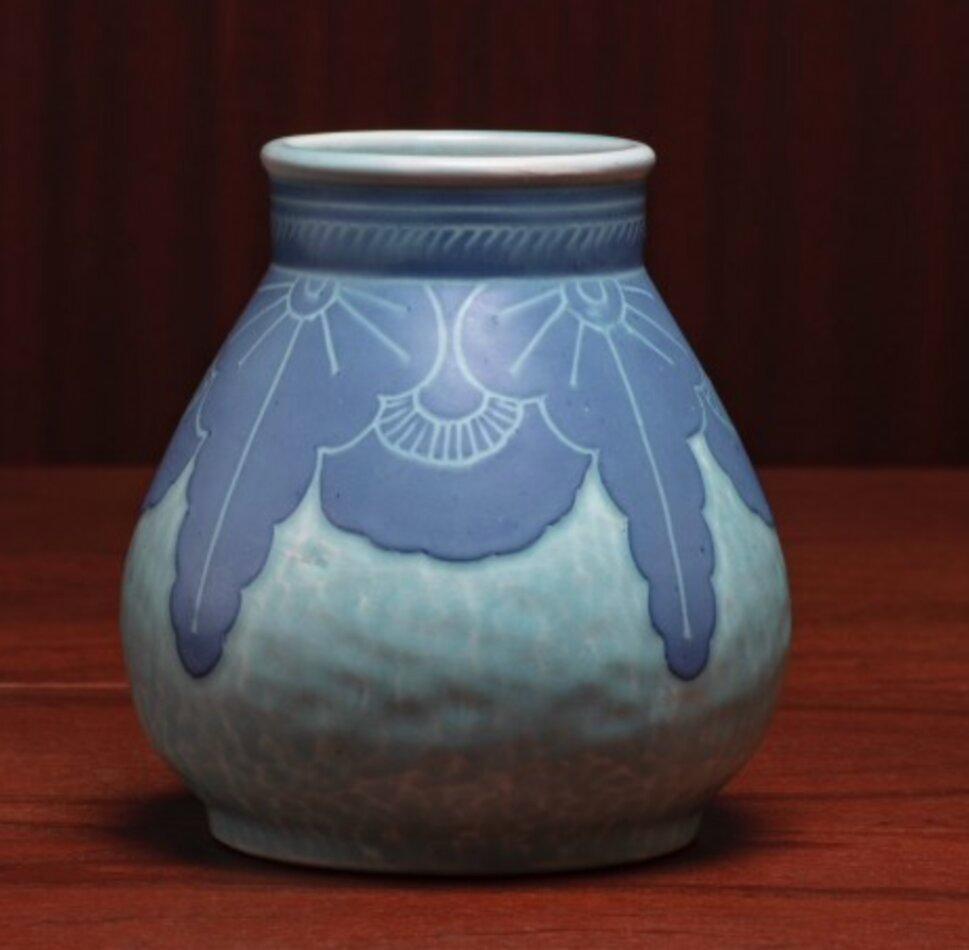 Blaue und türkise keramik von Josef Ekberg im Zustand „Hervorragend“ im Angebot in Atlanta, GA