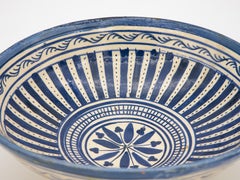 Blue and White Bowl Branch Detail