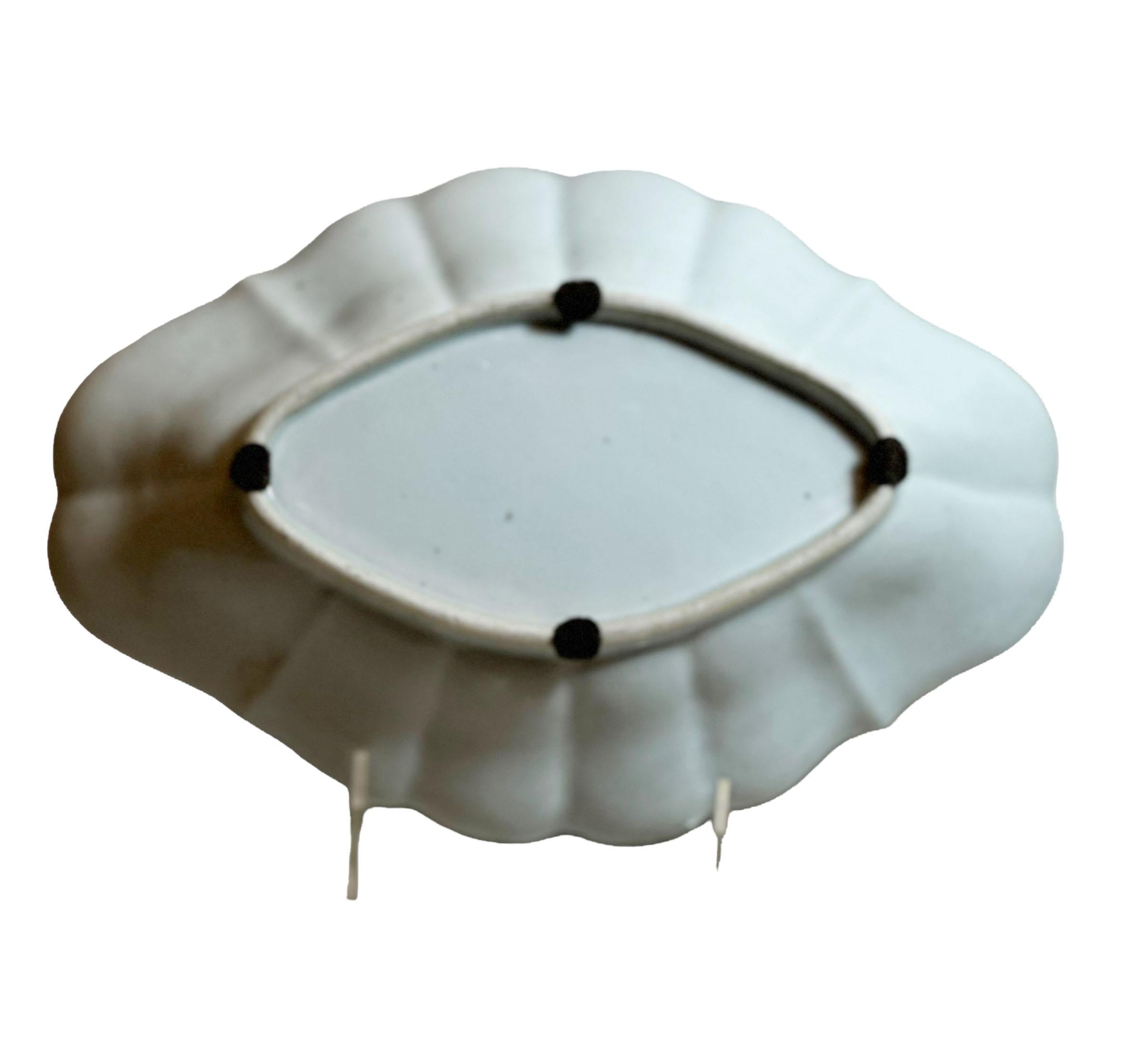 Porcellana Piatto Canton blu e bianco in vendita