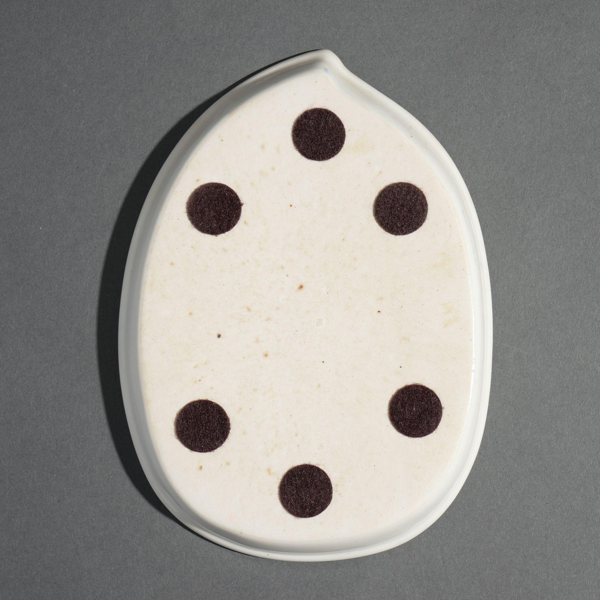 19th Century Blue and White Canton Teapot Stand, c. 1800-50