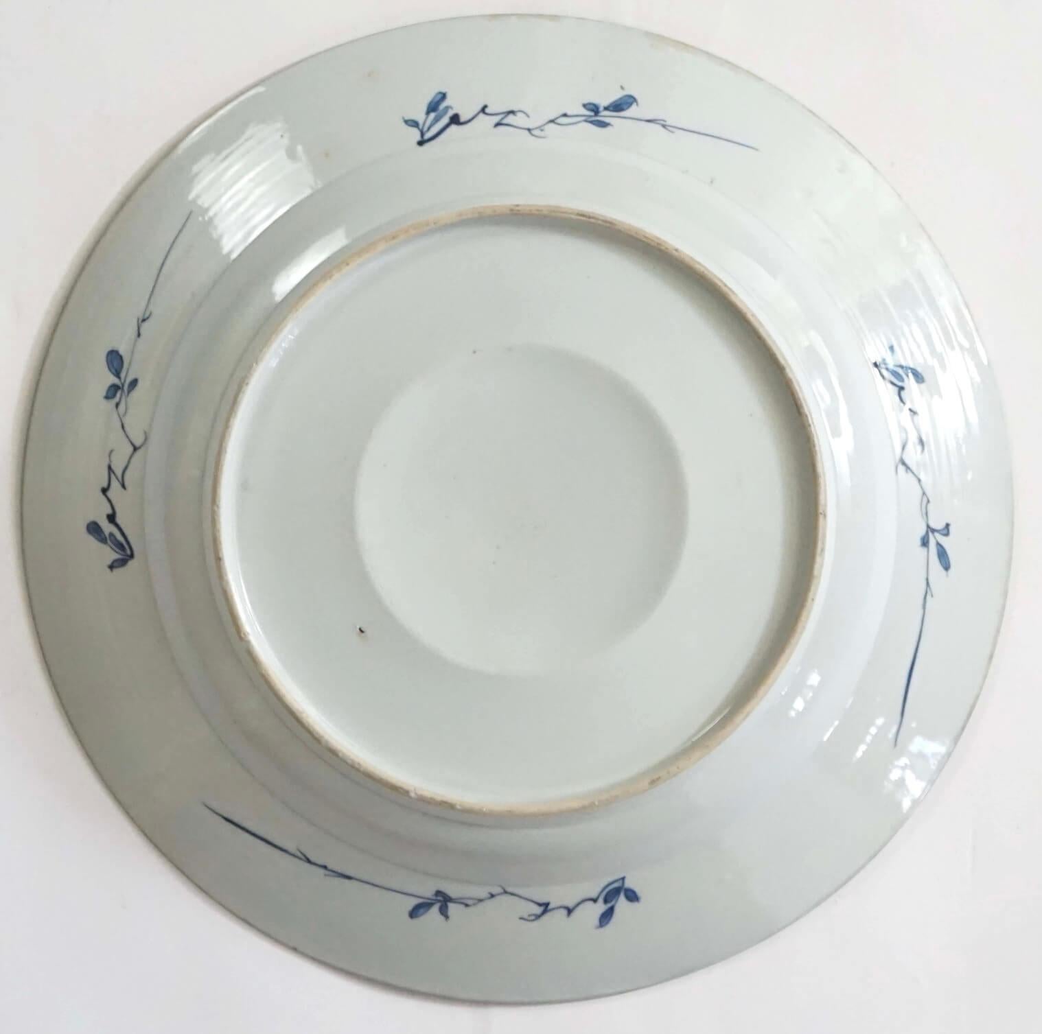 Grande caricatore cinese da esportazione in bianco e blu, tardo periodo Kangxi, circa 1700 in vendita 2