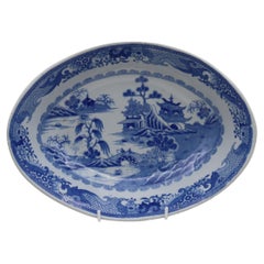 Blue and white Chinoiserie bowl