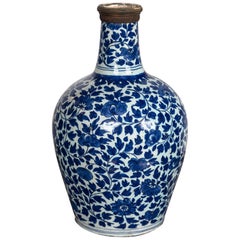 Blue and White Delft Bottle