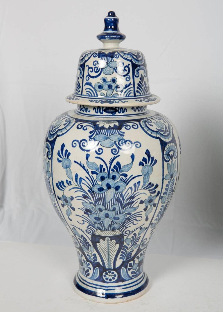 Blue and White Delft Ginger Jars at 1stDibs