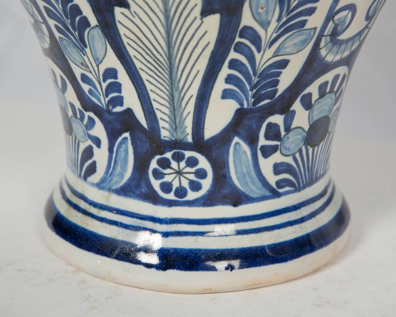 Dutch Blue and White Delft Ginger Jars