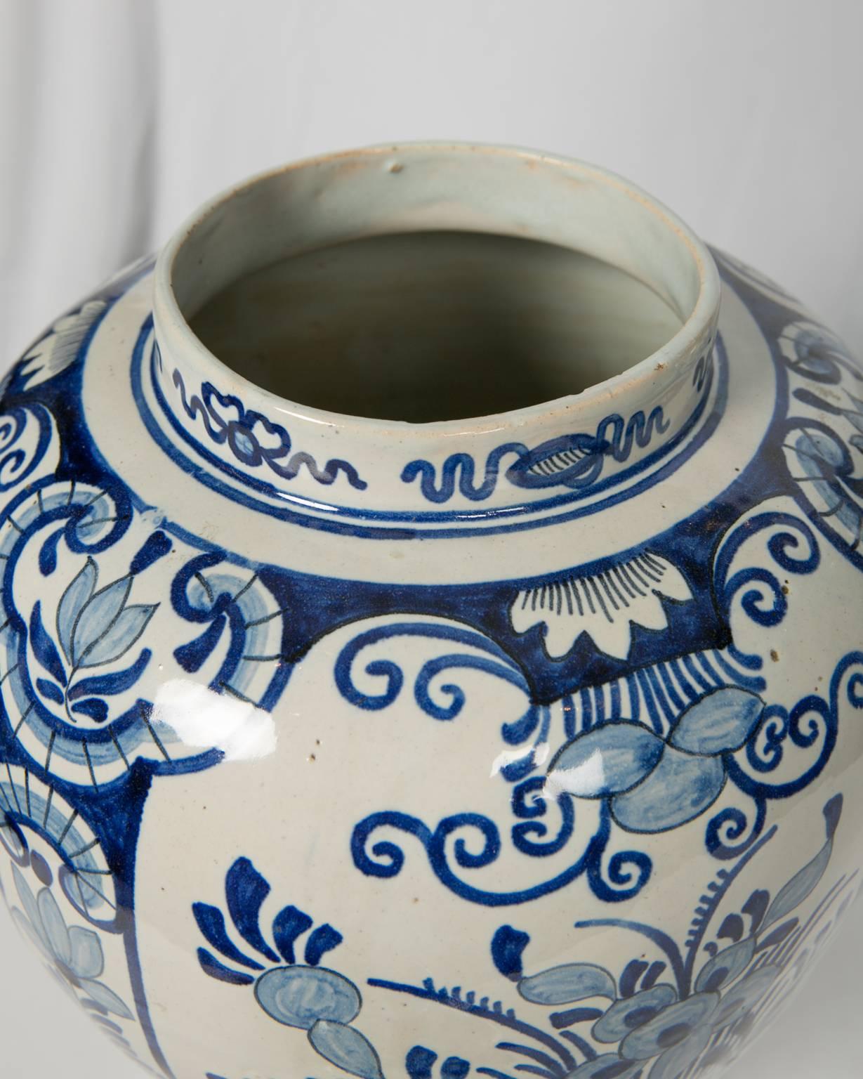 Blue and White Delft Ginger Jars 3