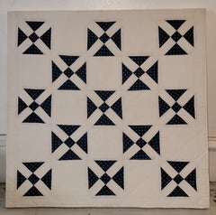 Blue and White Doll Quilt