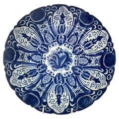 Caricatore Delft olandese blu e bianco del XVIII secolo realizzato da De Porceleyne Schotel