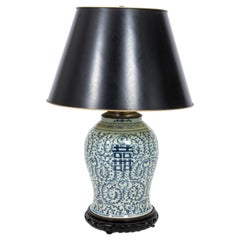 Blue and White Ginger Jar Table Lamp