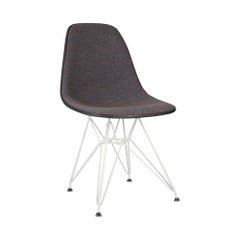 Blue and White Herman Miller Eames White DSR Dining Side Chair