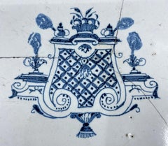 Blue and White Italian Plate